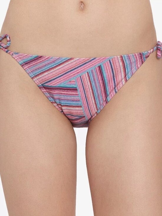 Salt + Cove Other - Salt + Cove Under Wraps Striped Side Tie Hipster Swim Bottom Swimsuit Size S NWT